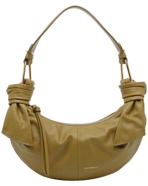 Coccinelle Small Furoshiki Shoulder Bag - Metallic