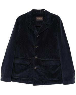 Incotex Corduroy Blazer - Blue