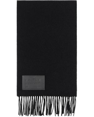 Hogan Fringes Scarf - Black