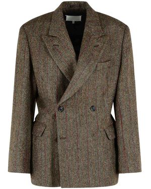 Maison Margiela Wool Blazer - Green