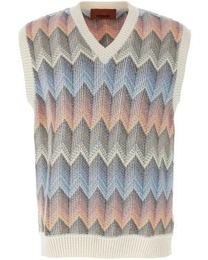 Missoni Chevron Vest - Gray