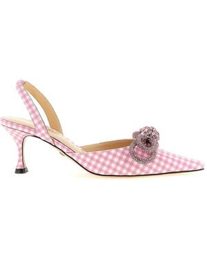 Mach & Mach Double Bow Slingback - Pink