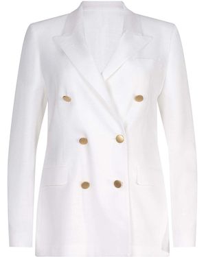 Tagliatore Double-Breasted Jacket - White