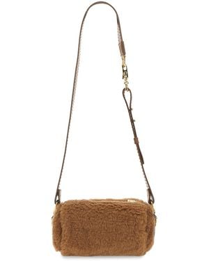 Max Mara Teddy Roll Bag Small - White