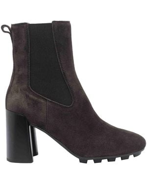 Hogan Pump Booties - Black
