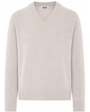 Alpha Studio Sweater - White