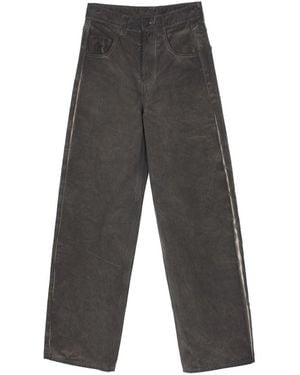 Uma Wang Phyllis Denim Cotton Jeans - Gray