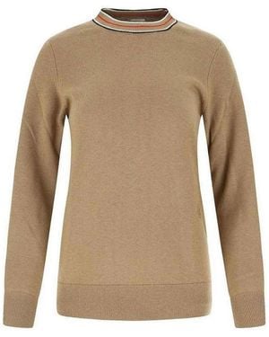 Burberry Sweaters - Natural