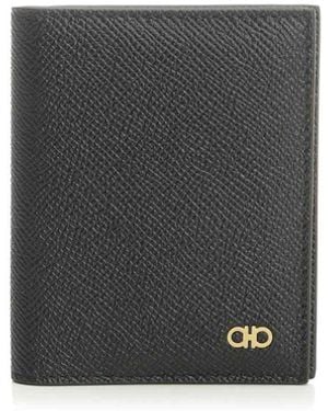 Ferragamo Bifold Card Holder - Gray