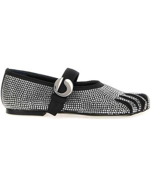 Coperni Five-Toe Ballet Flats - Black