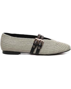 Bibi Lou Xera Ballet Flats - Gray