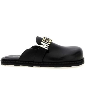 Moschino Birky Sabots - Black