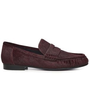 Bibi Lou Lyra Leather Loafers - Brown