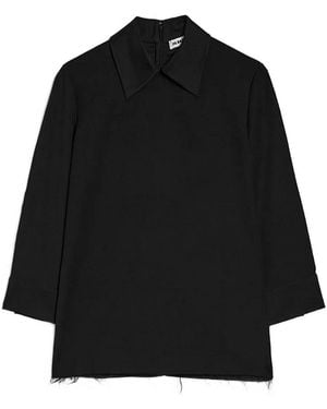 Jil Sander Wool Blouse - Black