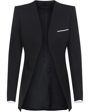 Tom Ford Collarless Jacket - Black