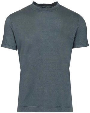 Fedeli Crew Neck T-Shirt - Gray