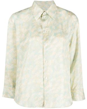 Jil Sander Printed Blouse - White