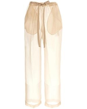 KHAITE Trenton Pants - White