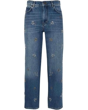 Weekend by Maxmara Crop Jeans Wkdcuff - Blue