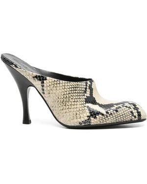 KHAITE Colt Mule T100 Shoes - Metallic