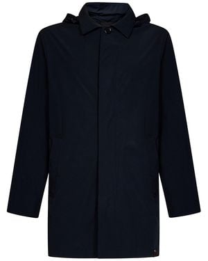 Aspesi Coloured Opaque Stretch Nylon Ra - Blue