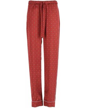 forte_forte Pantaloni Del Pigiama Le Club - Rosso