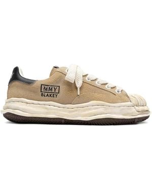 Maison Mihara Yasuhiro Blakey Low Top Trainers - Natural