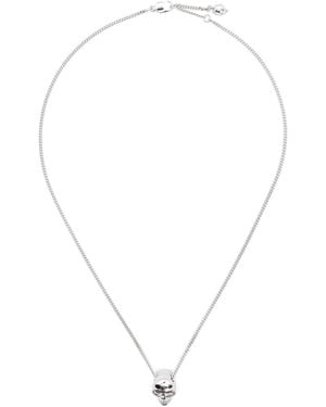 McQueen Lobster Claw Curb Chain - White