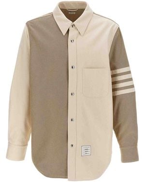 Thom Browne Funmix Overshirt - Natural