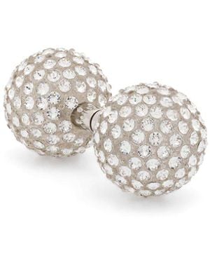 Coperni Crystal-Embellished Atom Earring - White