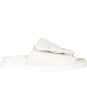 Gia Borghini Gia 3 Puffy Sandals - White