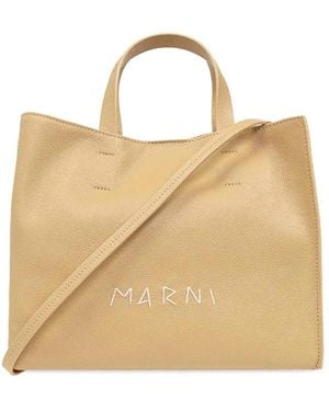 Marni Soft Museum Bag - Natural