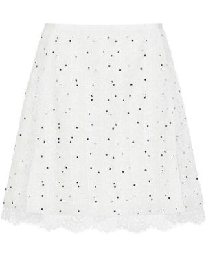 Giambattista Valli Cotton Mini Skirt - White