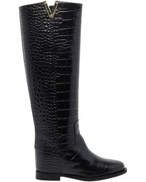Via Roma 15 Via Roma Boots - Black