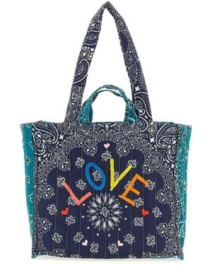 Call it By Your Name Medium Shopping Bag - Blue