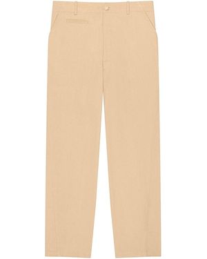 Givenchy Couture Seam Fitted Leg Trouser Clothing - Natural