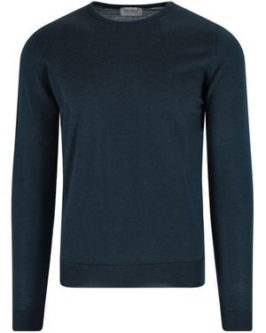 John Smedley Merino Wool Sweater - Blue
