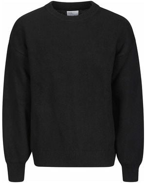 COLORFUL STANDARD Oversized Merino Wool Crew - Black