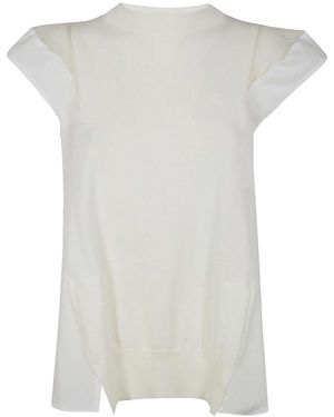 Sacai Pullover - Bianco