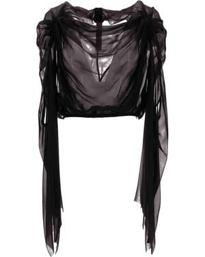 Rick Owens Claudette Top - Black