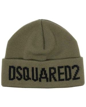 DSquared² Military Wool Hat - Green