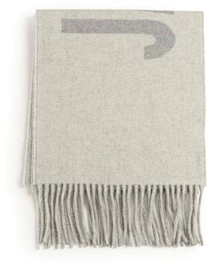 Jacquemus Lecharpe Logo Scarf - White