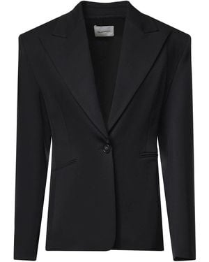 ANDAMANE Toni Wool Blend Blazer - Black