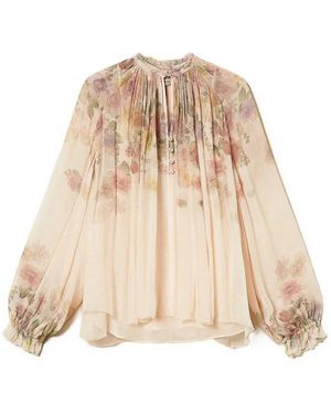 Twinset Long Sleeve Blouse - Natural