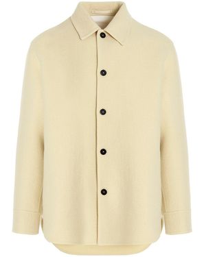 Jil Sander Wool Overshirt - Natural
