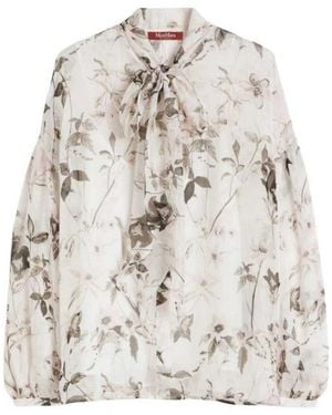 Max Mara Silk Blouse - White
