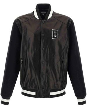Balmain Bomber Jackets - Black