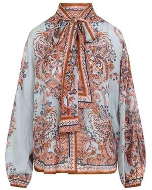 Zimmermann Blusa - Azul