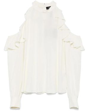 Etro Draped-Detailed Blouse - White