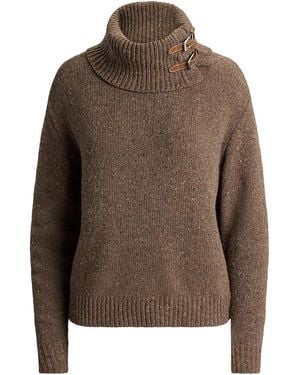 Ralph Lauren Lakiat-Long Sleeve-Pullover - Brown